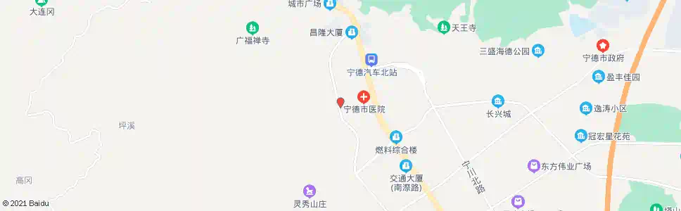 宁德蕉北市场_公交站地图_宁德公交_妙搜公交查询2025