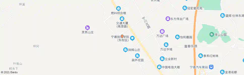 宁德职业中专学校_公交站地图_宁德公交_妙搜公交查询2025