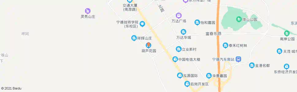 宁德葫芦花苑_公交站地图_宁德公交_妙搜公交查询2025