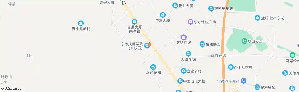 宁德闽东技校_公交站地图_宁德公交_妙搜公交查询2025