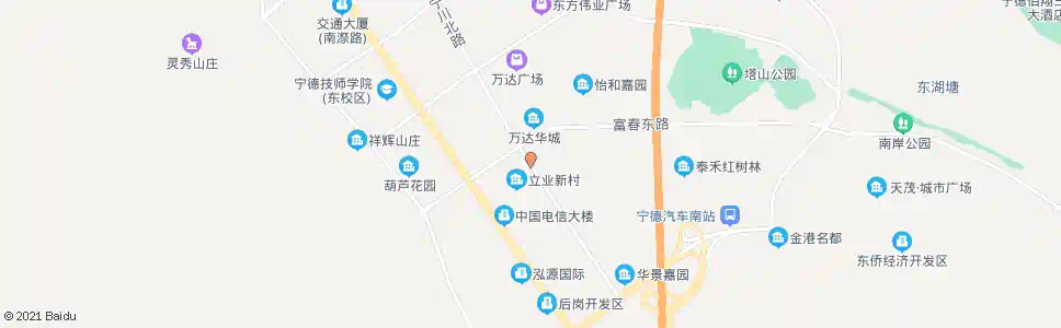 宁德立业新村_公交站地图_宁德公交_妙搜公交查询2025
