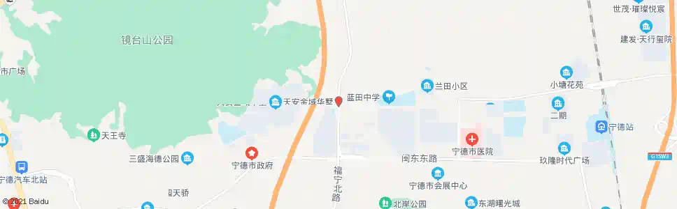 宁德兰田村路口_公交站地图_宁德公交_妙搜公交查询2025