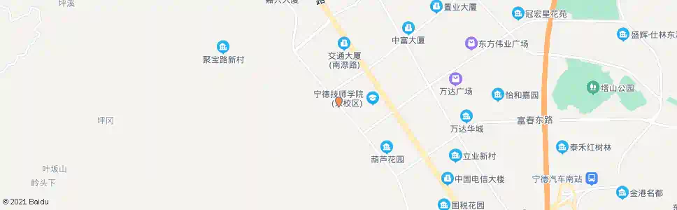 宁德荷园新村_公交站地图_宁德公交_妙搜公交查询2025