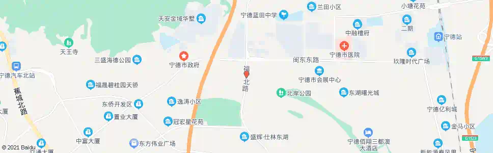 宁德北岸景观_公交站地图_宁德公交_妙搜公交查询2025