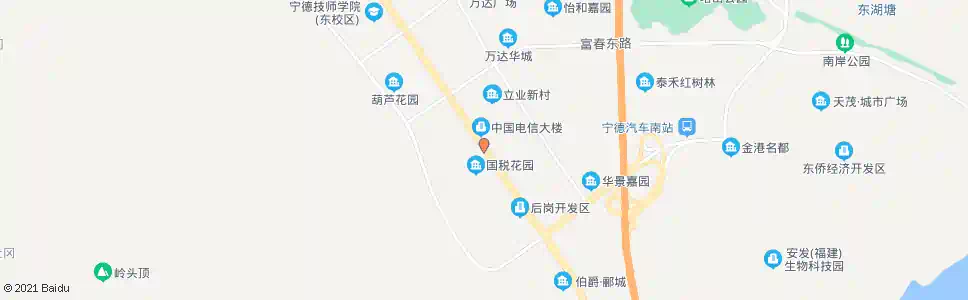 宁德古溪路口_公交站地图_宁德公交_妙搜公交查询2025