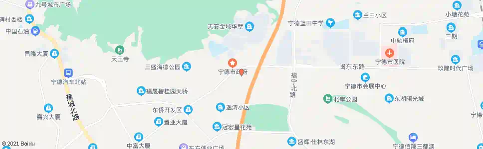 宁德盈盛号_公交站地图_宁德公交_妙搜公交查询2025