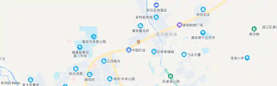 莆田后卓_公交站地图_莆田公交_妙搜公交查询2025