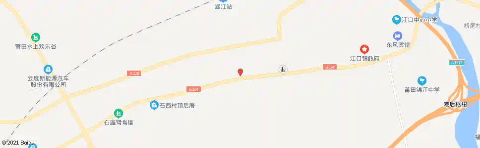 莆田涵江火车站路口_公交站地图_莆田公交_妙搜公交查询2025