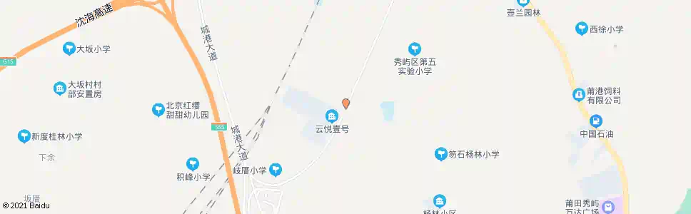 莆田刘厝村上林_公交站地图_莆田公交_妙搜公交查询2025