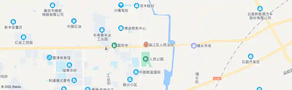 莆田涵江法院_公交站地图_莆田公交_妙搜公交查询2025