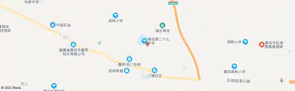 莆田上塘_公交站地图_莆田公交_妙搜公交查询2025