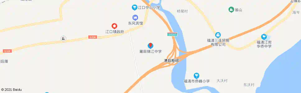 莆田锦江中学_公交站地图_莆田公交_妙搜公交查询2025