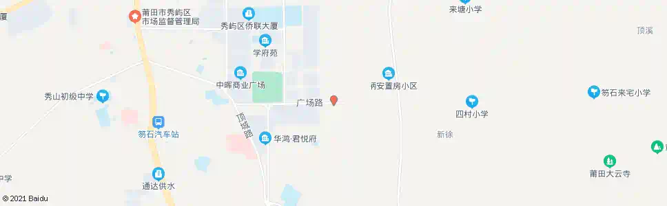 莆田秀屿区广场东侧_公交站地图_莆田公交_妙搜公交查询2025