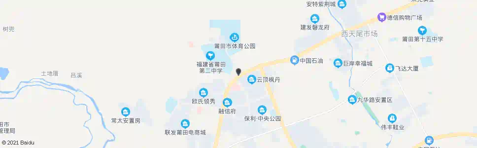 莆田莆田二中_公交站地图_莆田公交_妙搜公交查询2025