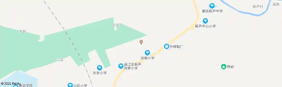 莆田洪南村_公交站地图_莆田公交_妙搜公交查询2025