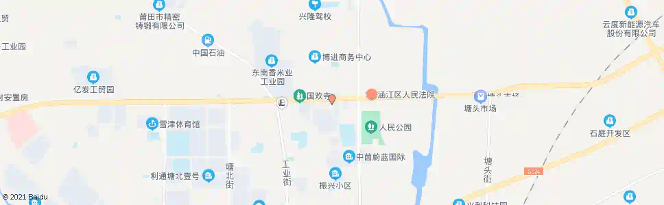 莆田涵江区行政服务中心_公交站地图_莆田公交_妙搜公交查询2025