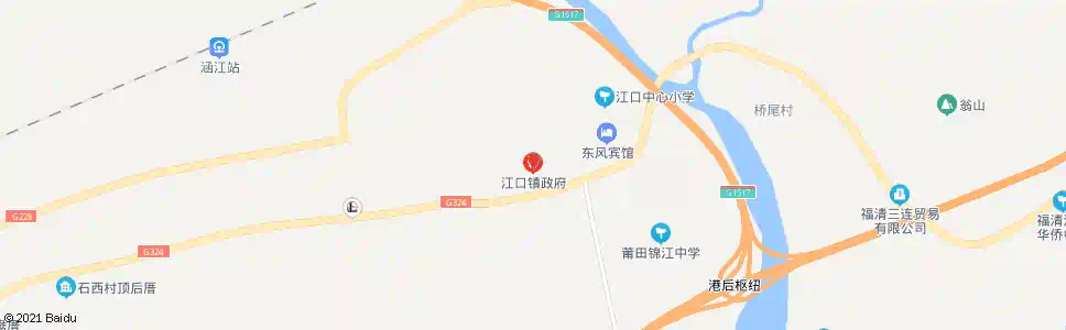 莆田江口镇政府_公交站地图_莆田公交_妙搜公交查询2025