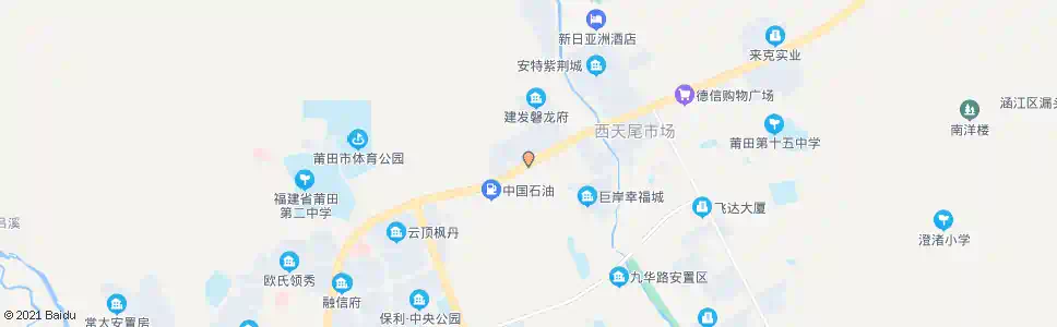 莆田后卓村_公交站地图_莆田公交_妙搜公交查询2025