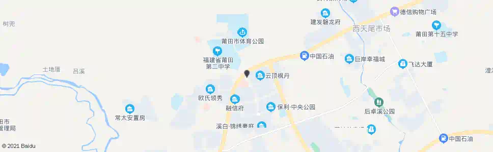 莆田启迪运顶枫丹西站_公交站地图_莆田公交_妙搜公交查询2025