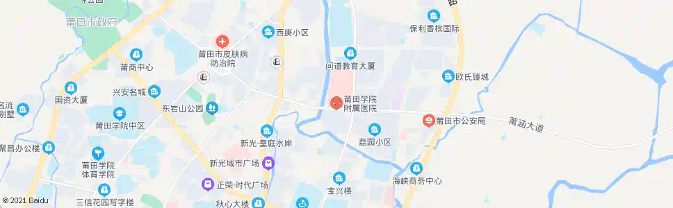 莆田莆田医院_公交站地图_莆田公交_妙搜公交查询2025