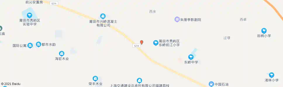 莆田前江村_公交站地图_莆田公交_妙搜公交查询2025