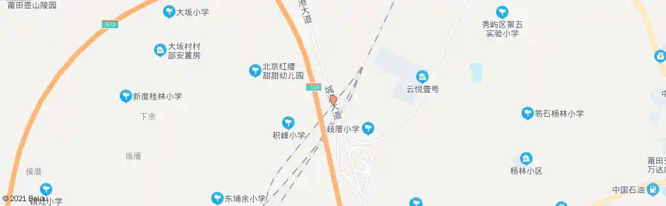 莆田菜厝村_公交站地图_莆田公交_妙搜公交查询2025