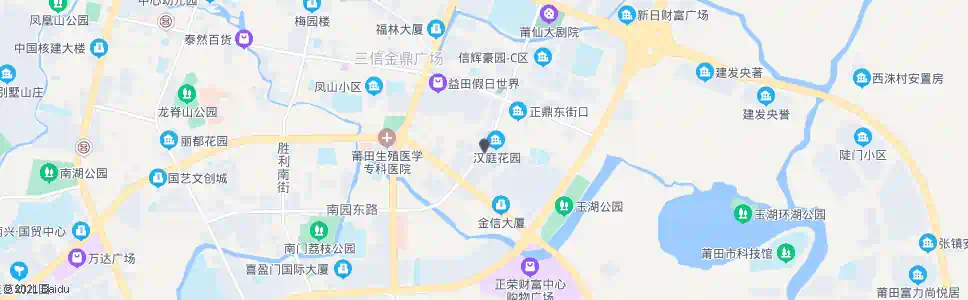 莆田汉庭花园_公交站地图_莆田公交_妙搜公交查询2025