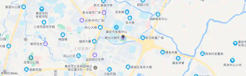 莆田莆仙大剧院_公交站地图_莆田公交_妙搜公交查询2025