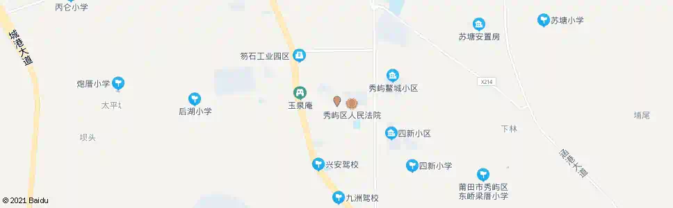莆田秀屿区公安分局新址_公交站地图_莆田公交_妙搜公交查询2025