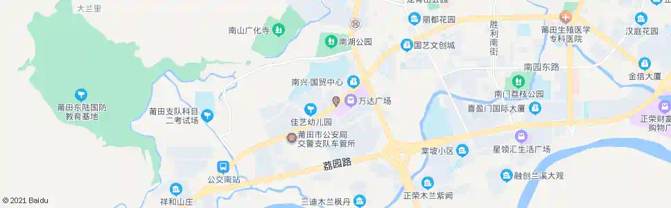莆田城厢区政府(万达广场)_公交站地图_莆田公交_妙搜公交查询2025