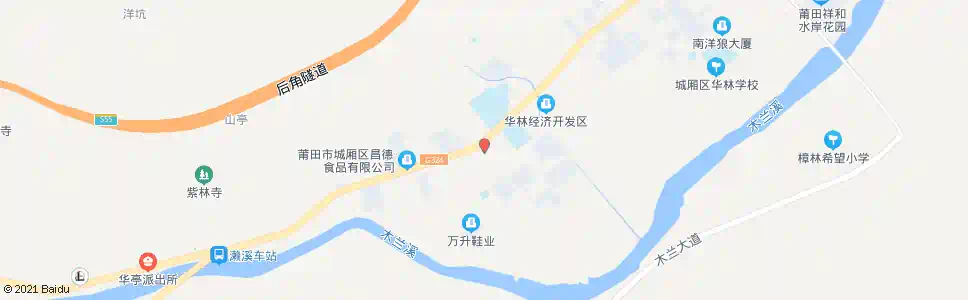莆田快乐农庄_公交站地图_莆田公交_妙搜公交查询2025
