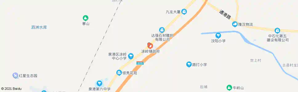 泉州涂岭镇政府_公交站地图_泉州公交_妙搜公交查询2025