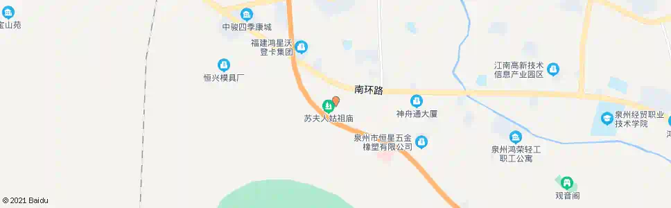 泉州苏夫人姑庙_公交站地图_泉州公交_妙搜公交查询2025