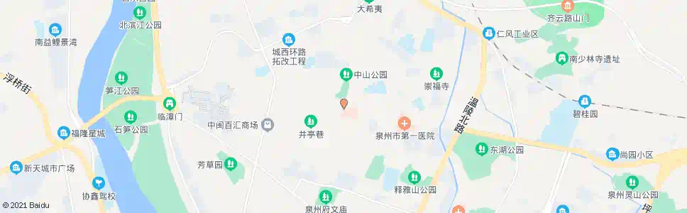 泉州医大二院鲤城院区_公交站地图_泉州公交_妙搜公交查询2025