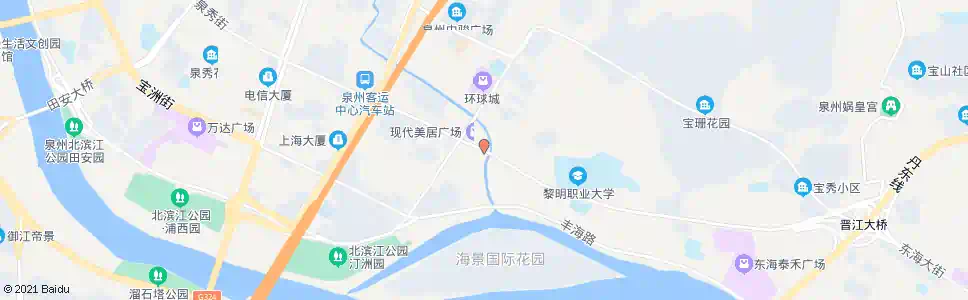 泉州现代广场_公交站地图_泉州公交_妙搜公交查询2025
