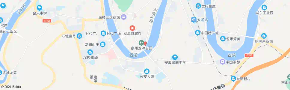 泉州龙津公园_公交站地图_泉州公交_妙搜公交查询2025