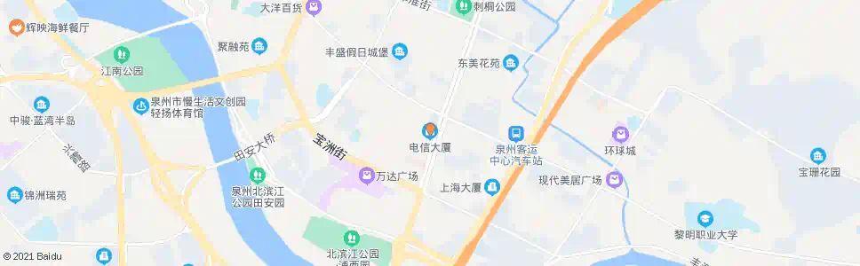 泉州电信大厦_公交站地图_泉州公交_妙搜公交查询2025