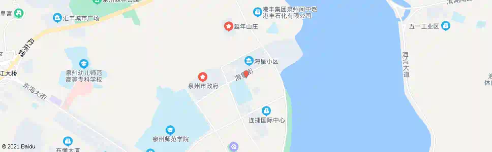 泉州海星街_公交站地图_泉州公交_妙搜公交查询2025