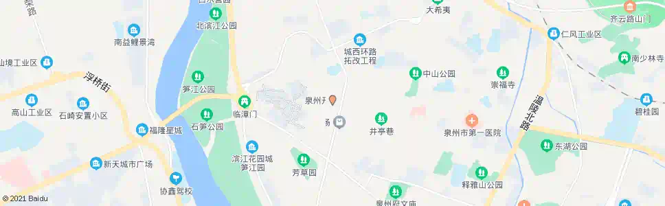 泉州西教堂_公交站地图_泉州公交_妙搜公交查询2025