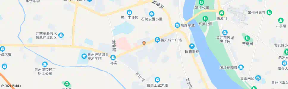 泉州笋江路中段_公交站地图_泉州公交_妙搜公交查询2025