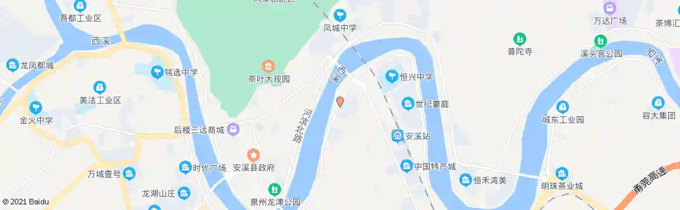 泉州江滨花园_公交站地图_泉州公交_妙搜公交查询2025