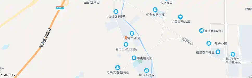 泉州惠南工业区四期_公交站地图_泉州公交_妙搜公交查询2025