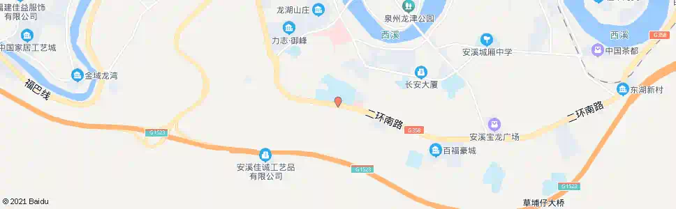 泉州安六中_公交站地图_泉州公交_妙搜公交查询2025