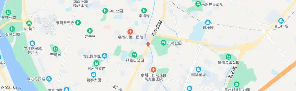 泉州东湖公园_公交站地图_泉州公交_妙搜公交查询2025