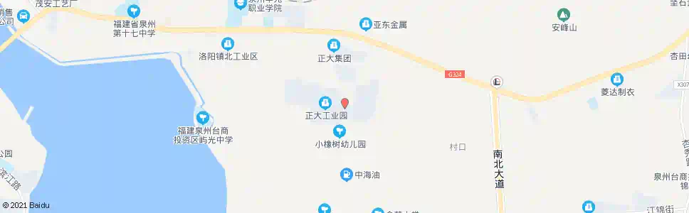 泉州正大工业园_公交站地图_泉州公交_妙搜公交查询2025