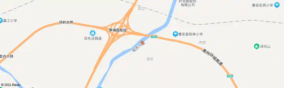 泉州苏坑_公交站地图_泉州公交_妙搜公交查询2025