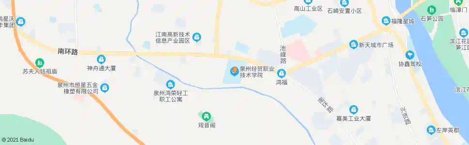 泉州省经贸学校_公交站地图_泉州公交_妙搜公交查询2025