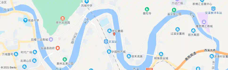 泉州世纪豪庭_公交站地图_泉州公交_妙搜公交查询2025