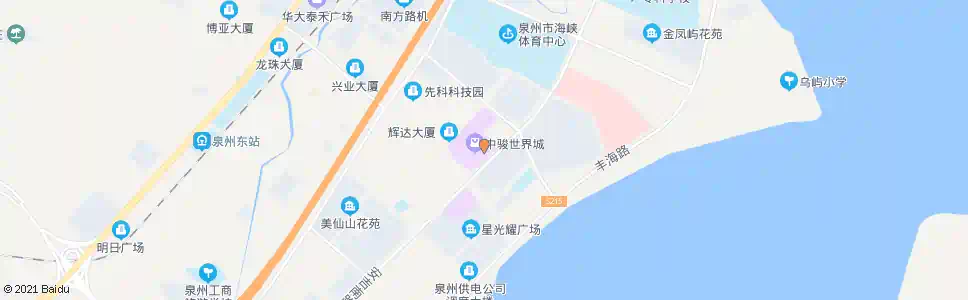 泉州中骏世界城东门_公交站地图_泉州公交_妙搜公交查询2025