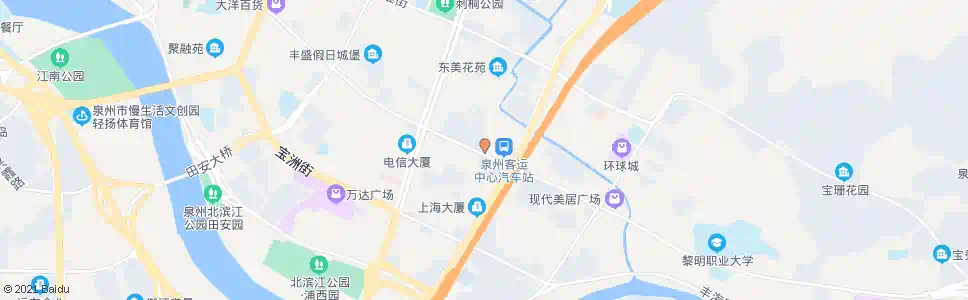 泉州百汇商场_公交站地图_泉州公交_妙搜公交查询2025